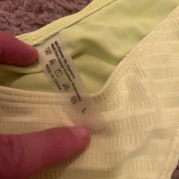 SHEIN Neon Halter Bikini - Picture 3 of 5